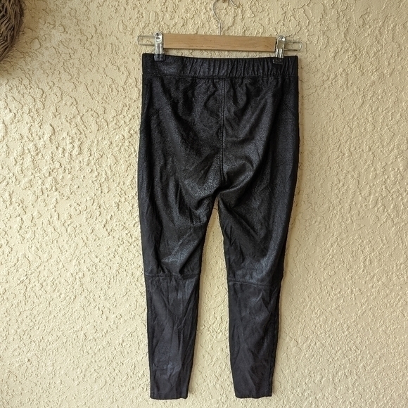 Free‎ People Midnight Vegan Suede Skinny pull On  Pants Black Size Xs - Picture 6 of 11